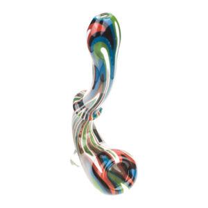 Colorful Swirl Sherlock Bubbler | Glass Pipes For Sale | Free NZ Shipping