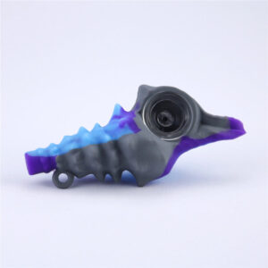 Silicone Conch Hand Pipe With Glass Bowl