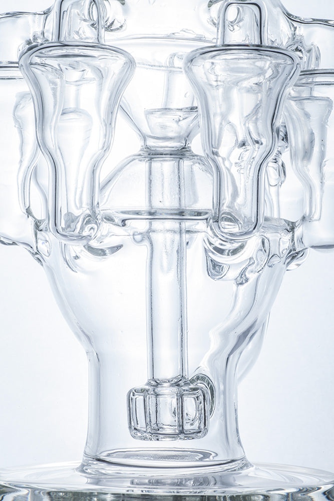 6 Cylinder Recycler Monster Glass Bong | Bong For Sale | Free NZ Shipping