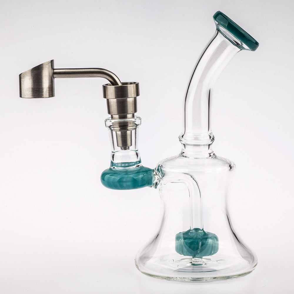 Mini Showerhead Perc Dab Rig | Wax Rigs/Bongs For Sale | Free NZ Shipping