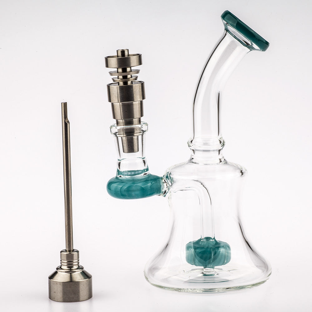 Mini Showerhead Perc Dab Rig | Wax Rigs/Bongs For Sale | Free NZ Shipping