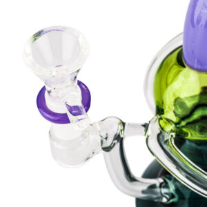 7.5 Colored Recycler Glass Dab Rig Wax Rigs For Sale  Free NZ Shipping