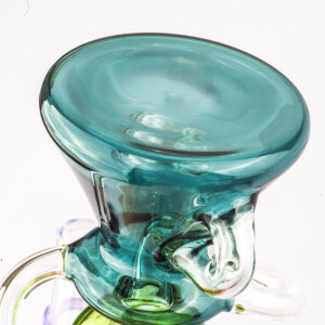 7.5 Colored Recycler Glass Dab Rig Wax Rigs For Sale  Free NZ Shipping