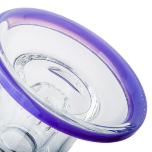 7.6" Bird Cage Perc Purple Glass Mini Dab Rig For Sale | Free NZ Shipping