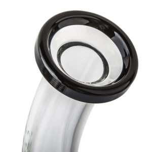 7.8" Bent Neck Black Boro Glass Dab Rig | For Sale | Free NZ Shipping
