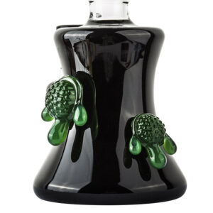 7.8" Bent Neck Black Boro Glass Dab Rig | For Sale | Free NZ Shipping