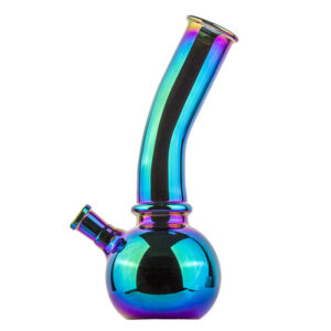 7.9" Electroplated Basic Design Glass Dab Rig | Shop Cheap Water Pipes