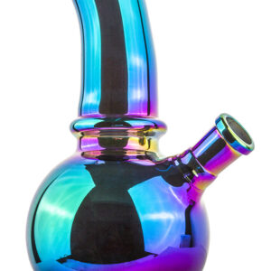 7.9" Electroplated Basic Design Glass Dab Rig | Shop Cheap Water Pipes