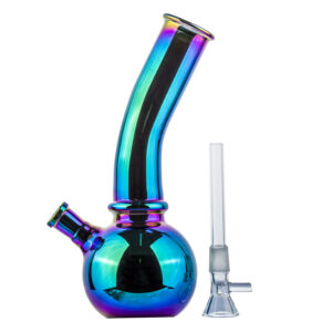 7.9" Electroplated Basic Design Glass Dab Rig | Shop Cheap Water Pipes