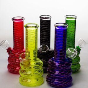 6″ glass water bong