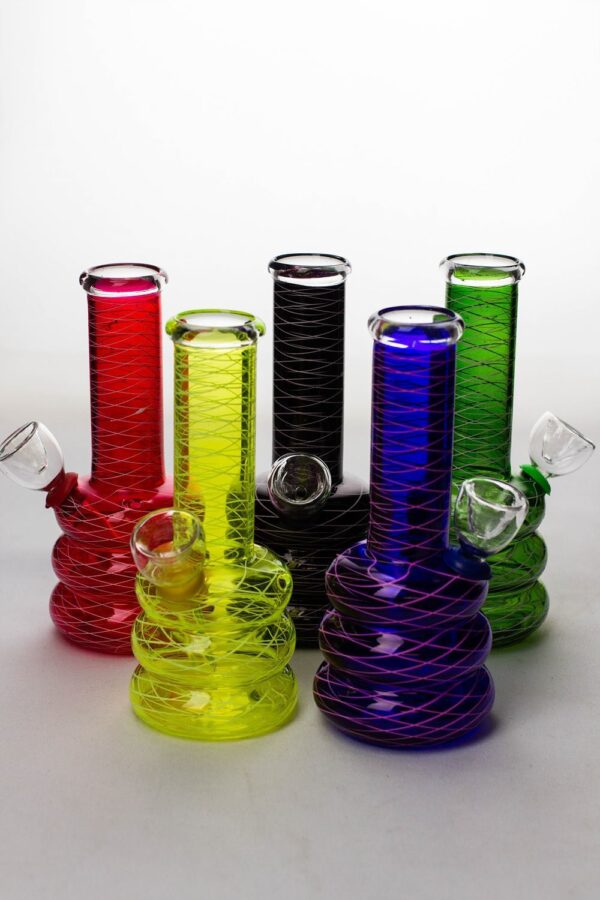 6″ glass water bong