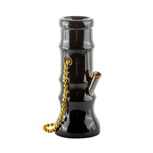 7" Black Wooden Water Bong For Dry Herbs For Sale | Free NZ Shipping