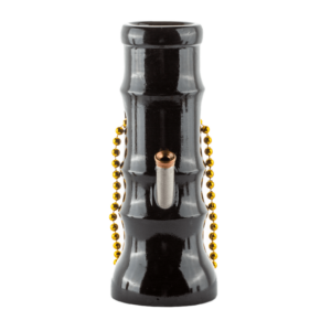 7" Black Wooden Water Bong For Dry Herbs For Sale | Free NZ Shipping
