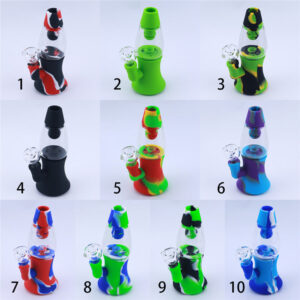 7" Camouflage Fountain Silicone Dab Rig For Sale | Free NZ Shipping