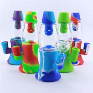 7" Camouflage Fountain Silicone Dab Rig For Sale | Free NZ Shipping
