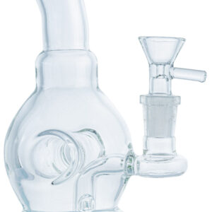 7" Clear Glass Mini Bong | Water Pipes For Sale | Free NZ Shipping | Bongs