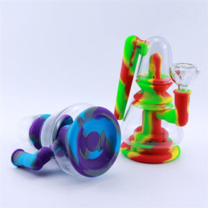 7" Lantern Shape Silicone Percolator Dab Rig For Sale | Free NZ Shipping