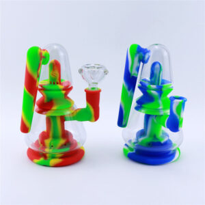 7" Lantern Shape Silicone Percolator Dab Rig For Sale | Free NZ Shipping