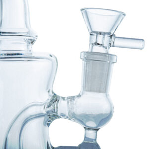 7" Mini Glass Dab Rig w/ Marble | Wax Rigs For Sale | Free NZ Shipping
