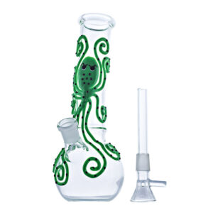7" Octopus Pattern Glass Bong | Water Pipes For Sale | Free NZ Shipping