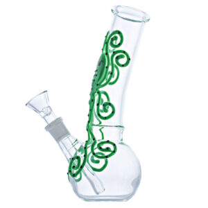 7" Octopus Pattern Glass Bong | Water Pipes For Sale | Free NZ Shipping