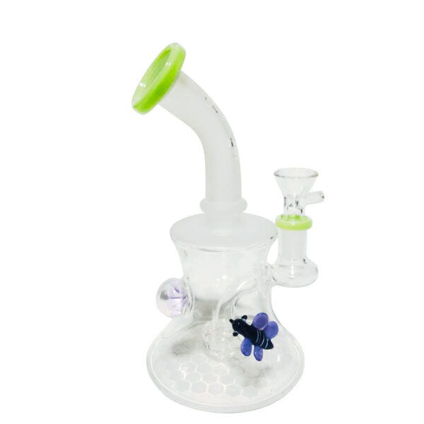 7" Showerhead Perc Glass Wax Rig | Dab Rigs For Sale | Free NZ Shipping
