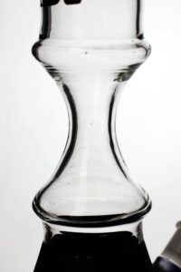 12″ color coated glass water bongs