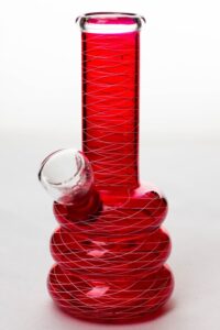 6″ glass water bong