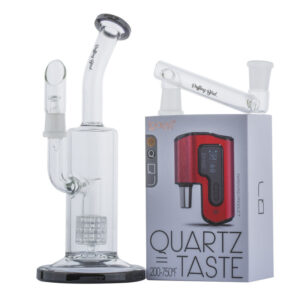 8.2" Mini Matrix Perc Dab Rig w/ Lookah Q7 Electric Dab Nail | Sale