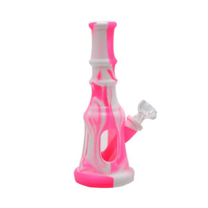 8" Straight Glass Silicone Bong | Dab Rigs For Sale | Free NZ Shipping