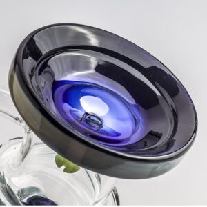 8.5" Blue Cube Glass Dab Rig w/ Lookah Q7 Electric Dab Nail Set | SALE