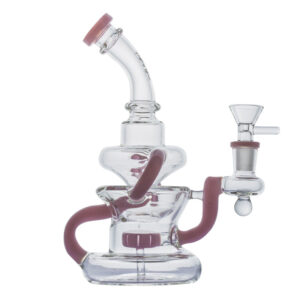 8.5 Pink Recycler Dab Rig w Showerhead Prec For Sale  Free NZ Shipping