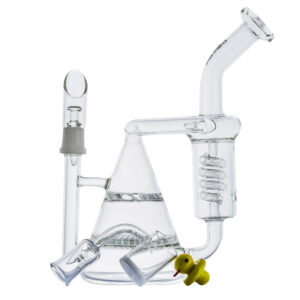 Pyramid Multi-Perc Recycler Glass Bong Set | For Sale | Free NZ Shipping