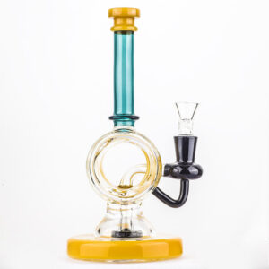 8.6″ Hollow Cylinder Recycler Glass Dab Rig | For Sale | Free NZ Shipping