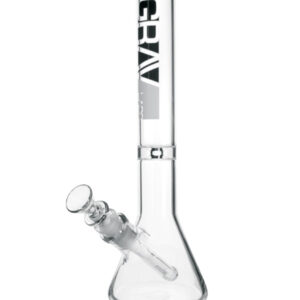 Grav Labs 8″ Beaker Water Pipe – Clear