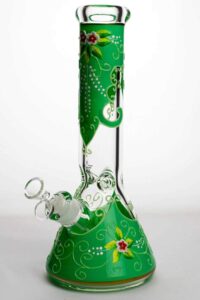 13" Luminous Flower Beaker Bong | Glass Bongs For Sale | Free NZ Shipping