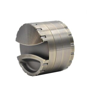 80Mm 4 Layer Grinder With Ashtray & Joint/paper Dispenser On Lid Aluminium