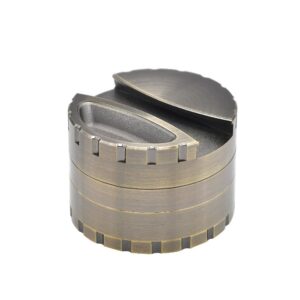 80Mm 4 Layer Grinder With Ashtray & Joint/paper Dispenser On Lid Aluminium