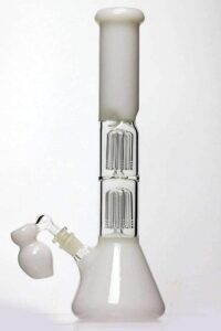 15" Double 6 Tree Arms Percolator | Water Glass Bongs | Free NZ Shipping