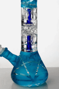 12″ infyniti double shower head beaker Bong