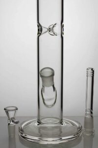 18" Clear Tube Glass Water Bong | Best Bongs Online | Free NZ Shipping