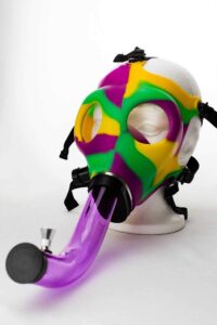 Silicone Gas Mask acrylic bong