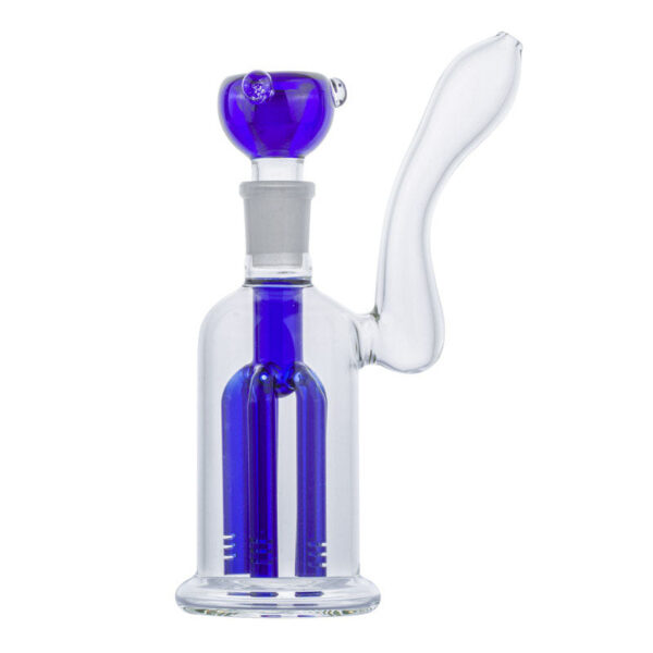 8" Blue 3-Arm Tree Perc Dab Rig | Wax Rigs For Sale | Free NZ Shipping