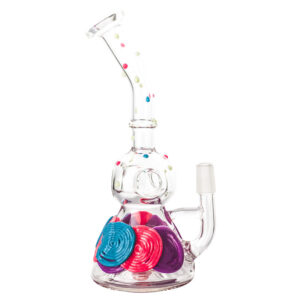8 Clear Glass Portable Bong  Water Pipes For Sale  Free NZ Shipping