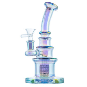 8" Colorful Matrix Perc Glass Dab Rig/Wax Rig For Sale | Free NZ Shipping