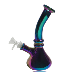 8" Electroplated Glass Dab Rig | Wax Rigs For Sale | Free NZ Shipping