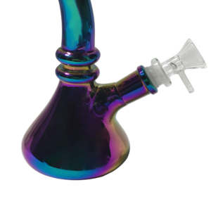 8" Electroplated Glass Dab Rig | Wax Rigs For Sale | Free NZ Shipping