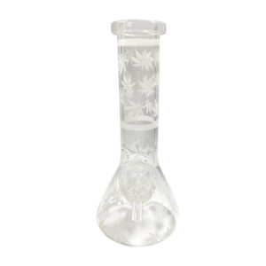 8" Glow-In-The-Dark Leaf Water Beaker Bong For Sale | Free NZ Shipping