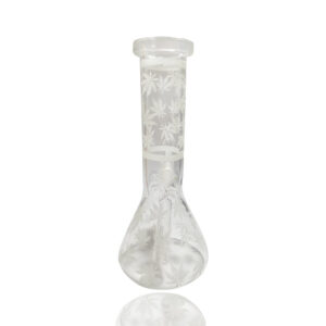 8" Glow-In-The-Dark Leaf Water Beaker Bong For Sale | Free NZ Shipping