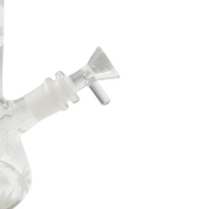 8" Glow-In-The-Dark Leaf Water Beaker Bong For Sale | Free NZ Shipping